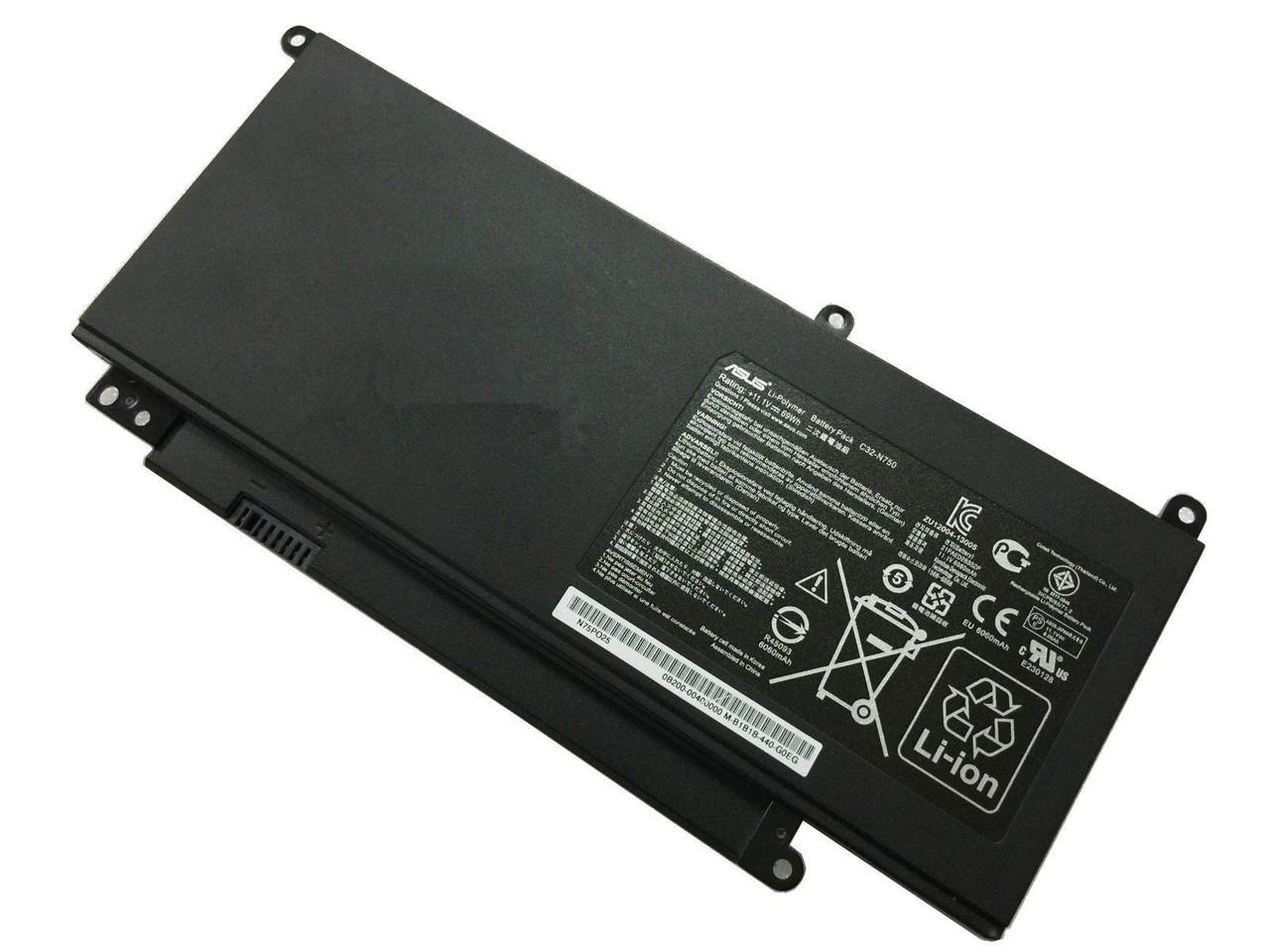 Аккумулятор для ноутбука Asus N750 C32-N750 (A47279)
