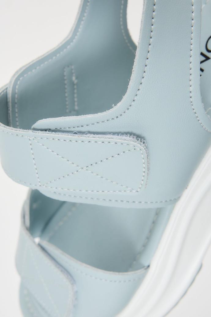 Сандалии женские LONZA на платформе р. 40 Голубой (198407) - фото 5