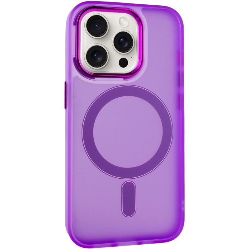 Противоударный Чехол TPU+PC Lily with MagSafe для Apple iPhone 14 Pro (6.1") Purple