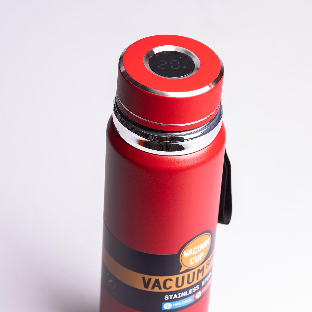 Термос Vacuum Sportsна з датчиком температури 1 л Червоний (2431236531) - фото 5 Термос Vacuum Sportsна з датчиком температури 1 л Червоний (2431236531) - фото 5