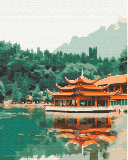 Картина по номерам Brushme Восточное спокойствие 40x50 см (BS52494)