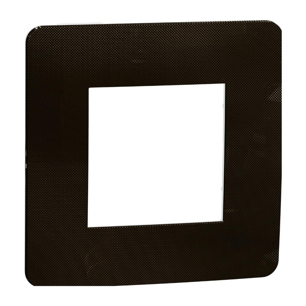 Рамка одноместная Schneider Electric Unica Studio Бронзовый/Антрацит (NU280252)