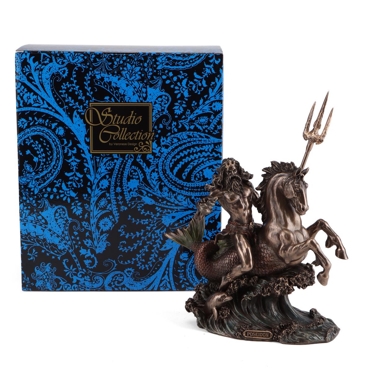 Статуэтка VERONESE Посейдон с трезубцем 28,5 см - фото 3 Статуэтка VERONESE Посейдон с трезубцем 28,5 см - фото 3