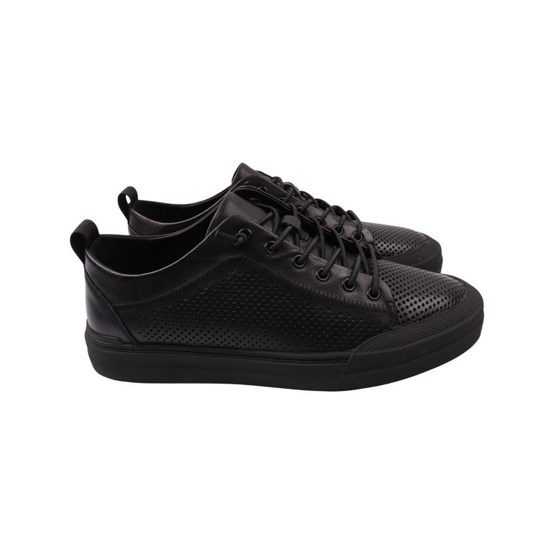 Кеды мужские Arees из кожи р. 39 Черный (132-22LTCP)