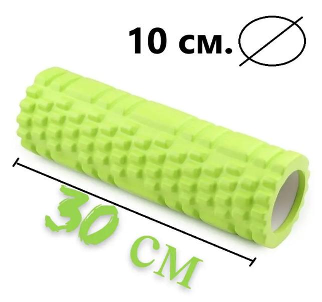 Массажный ролик PowerPlay 4342 Massage Roller 30x10 см Зеленый (60824) - фото 2