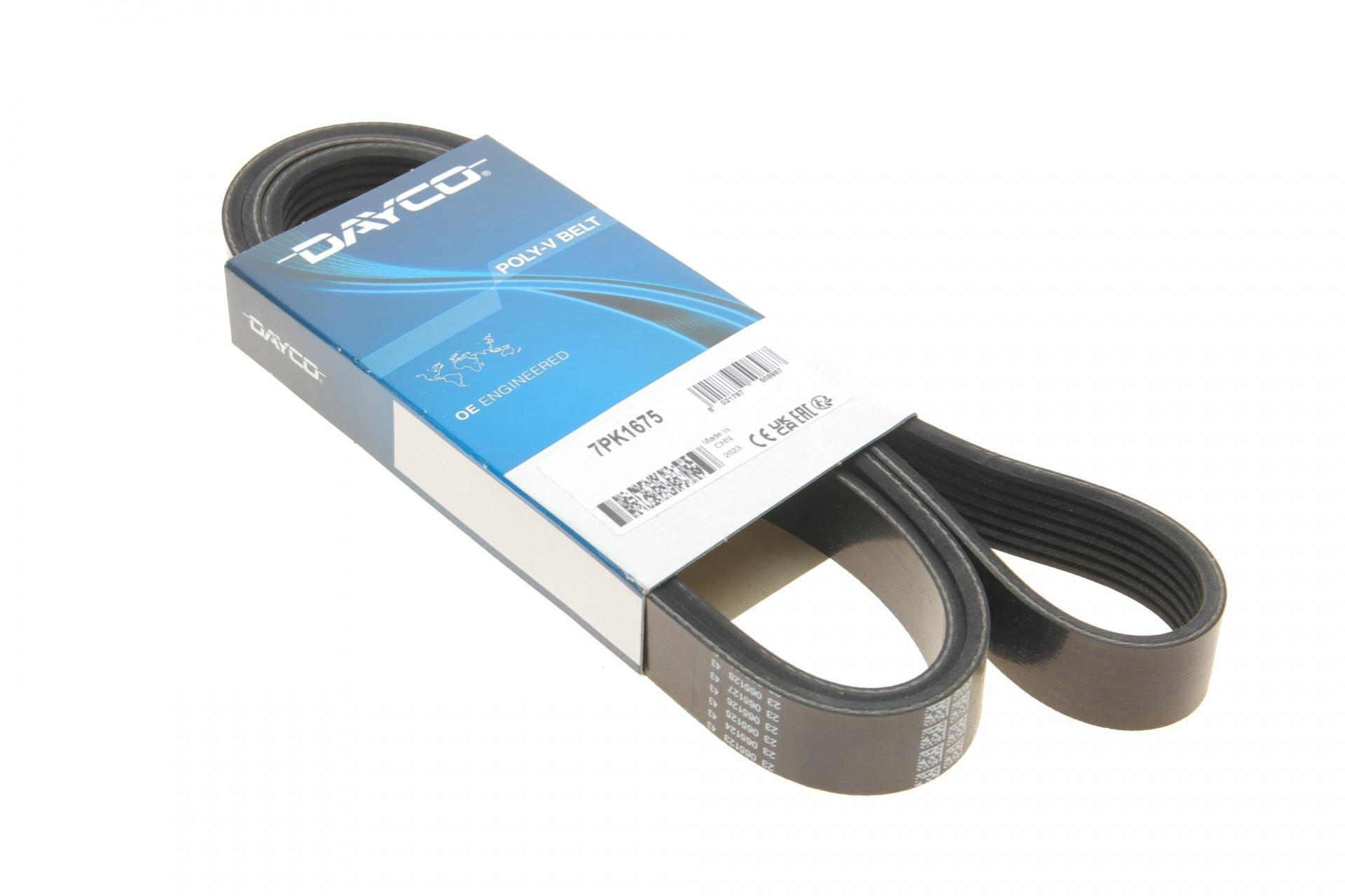Ремінь генератора DAYCO для Renault Trafic 1.6dCi 14- +AC (7PK1675)