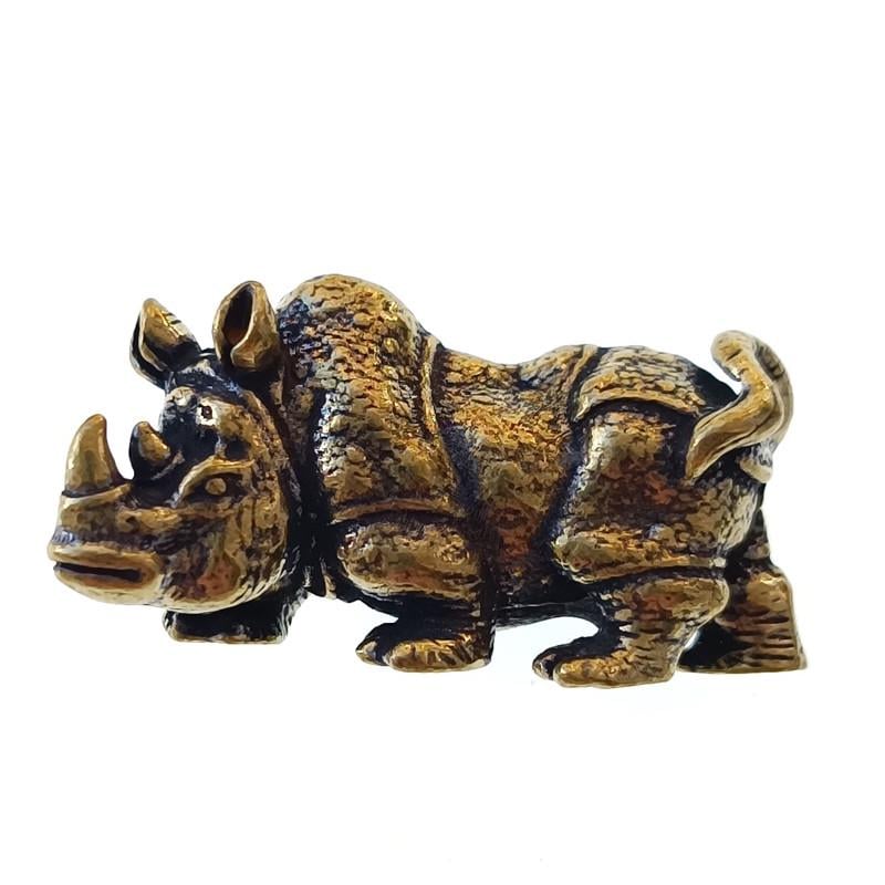 Статуэтка Носорог 1,7х4 см Желтый (C4793)