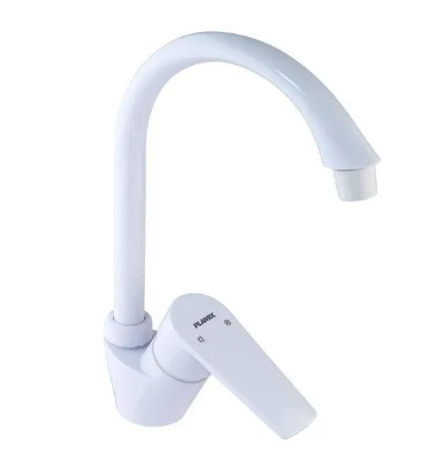 Змішувач для кухні PLAMIX Oscar-011 White (PM0615) Змішувач для кухні PLAMIX Oscar-011 White (PM0615)