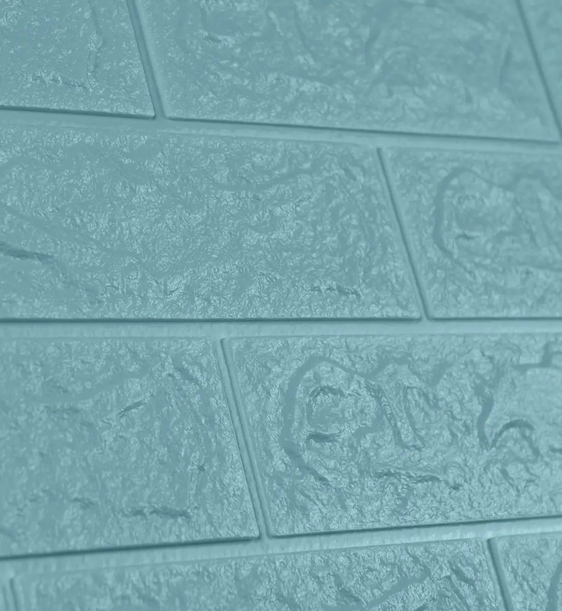 3D-панель декоративная самоклеящаяся под кирпич голубой 700x770x3 мм (BN3-021) - фото 2 3D-панель декоративная самоклеящаяся под кирпич голубой 700x770x3 мм (BN3-021) - фото 2