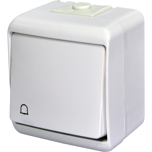 Выключатель ETI Hermetics Lзвонок VHE-4 IP54 Белый (4668003)