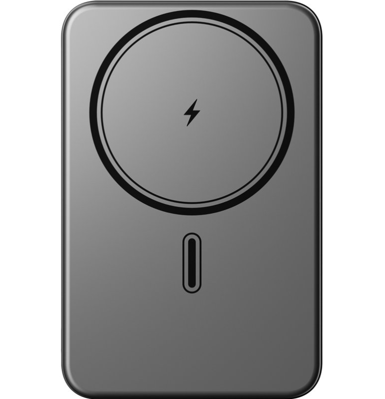 Повербанк з бездротовою зарядкою Gelius HOLDIX GP-PBW302 Magnetic Wireless Charge 15W 10000 mAh Black (2771247107)