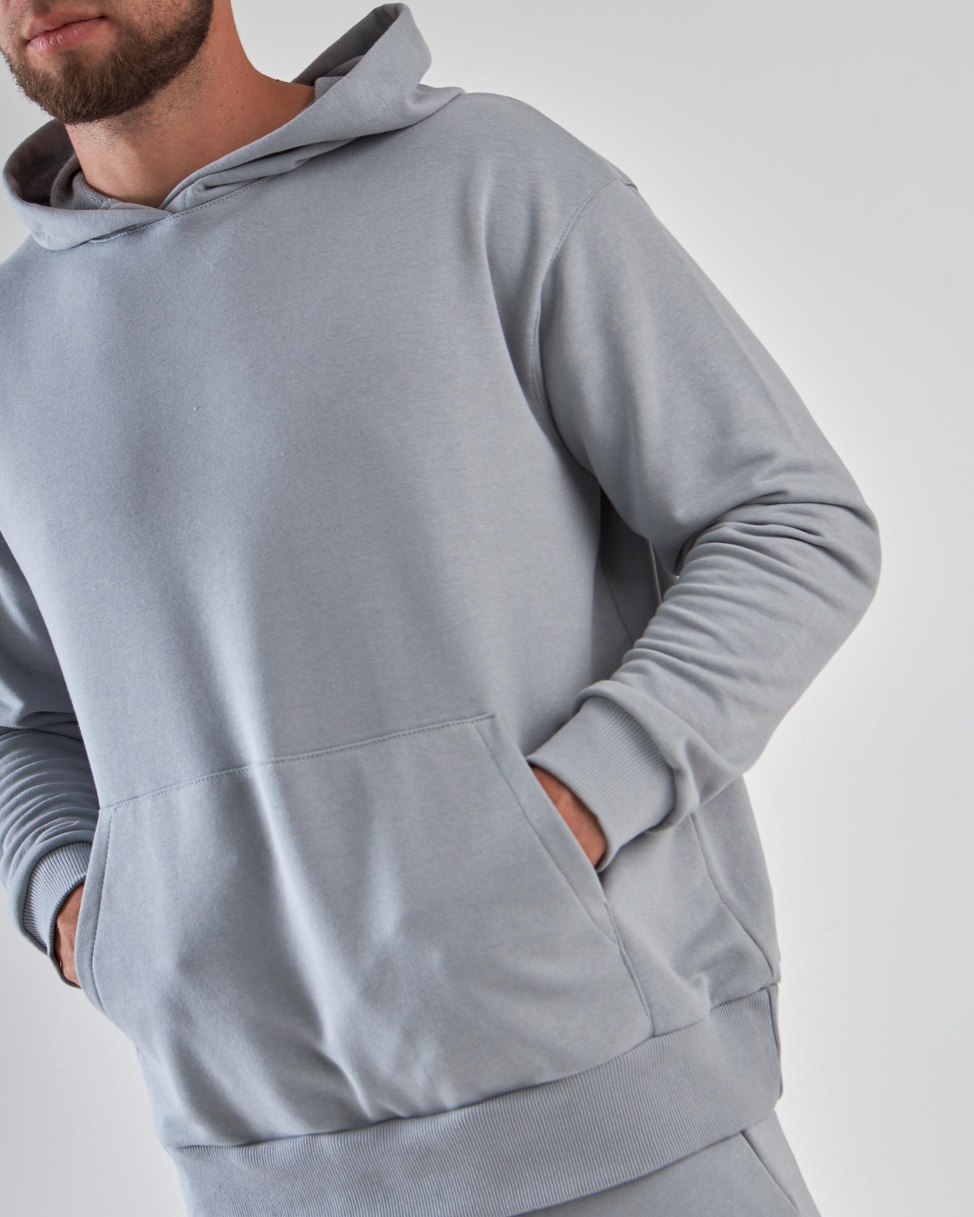 Костюм спортивный демосезонный р. 46 Светло-серый (13889096) - фото 5