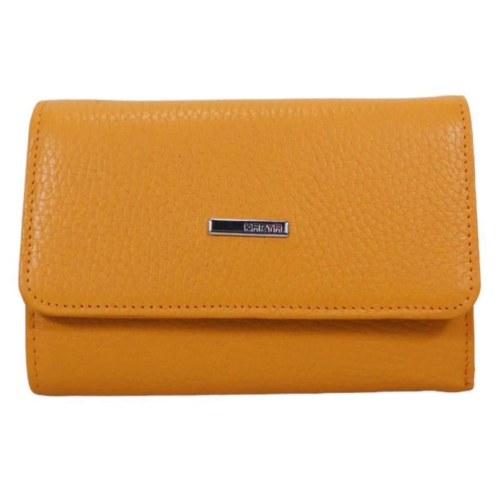 Кошелек женский из натуральной кожи Karya 2006-56 Желтый (2569984848)