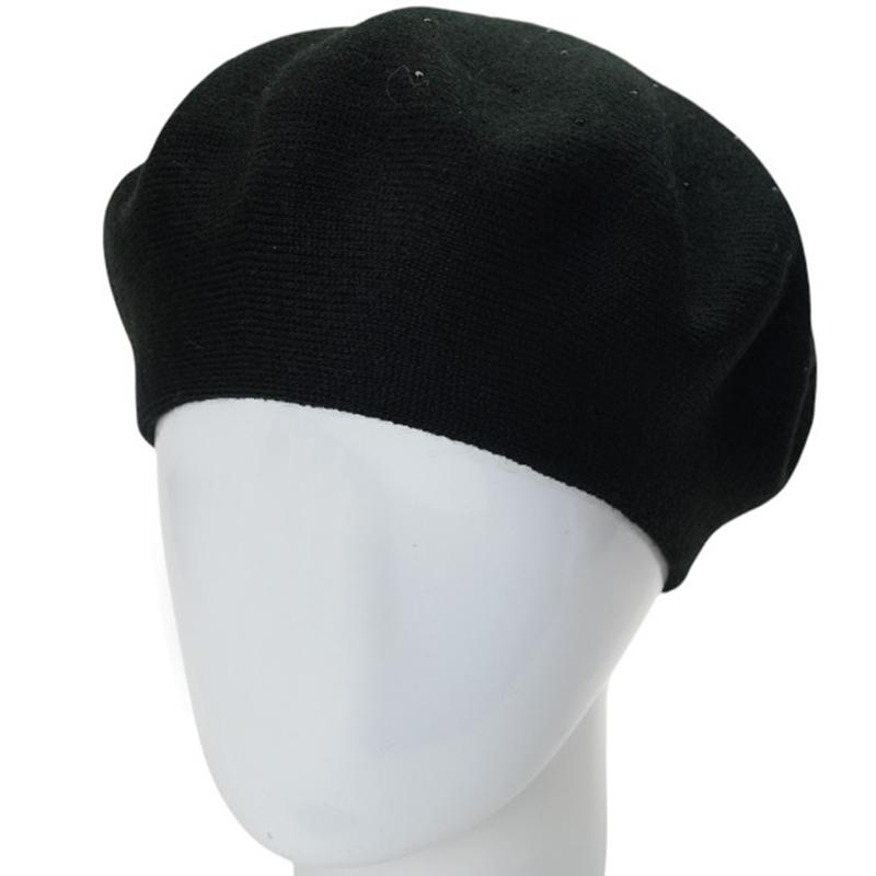 Берет женский двойной Lirus ФАЕР универсальный Черный (285992)