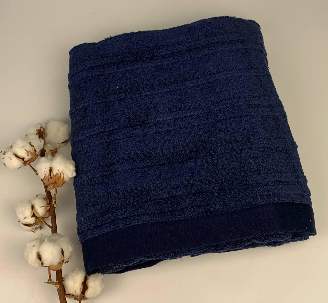 Рушник Pupilla Microcotton Cevher 70x140 см Dark Blue (CN34189) - фото 1