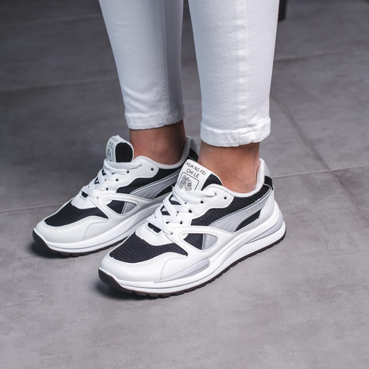 Кроссовки женские Fashion р. 36 23 см Белый (3491)