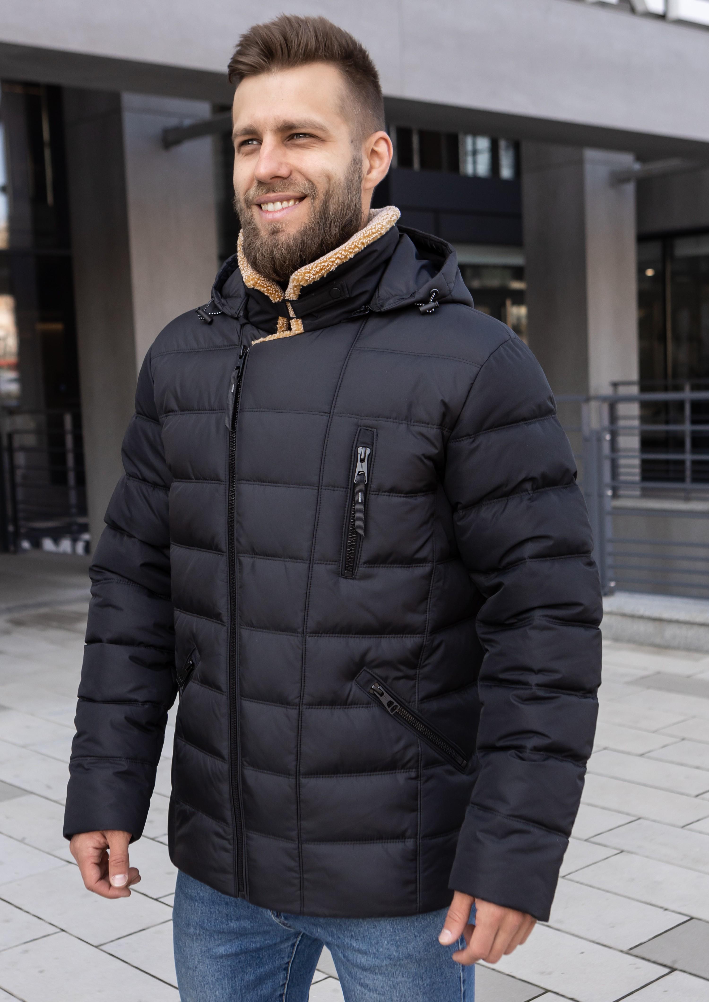 Куртка мужская зимняя Vavalon 269-V р. 68 Черный (29159271) - фото 5