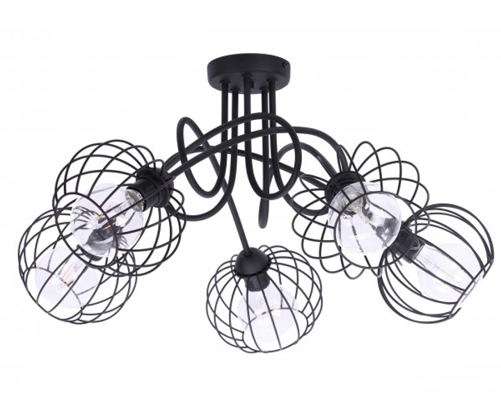 Подвесной светильник Wayal 5 Sphere Black (PL-0003322 M/BW Black)