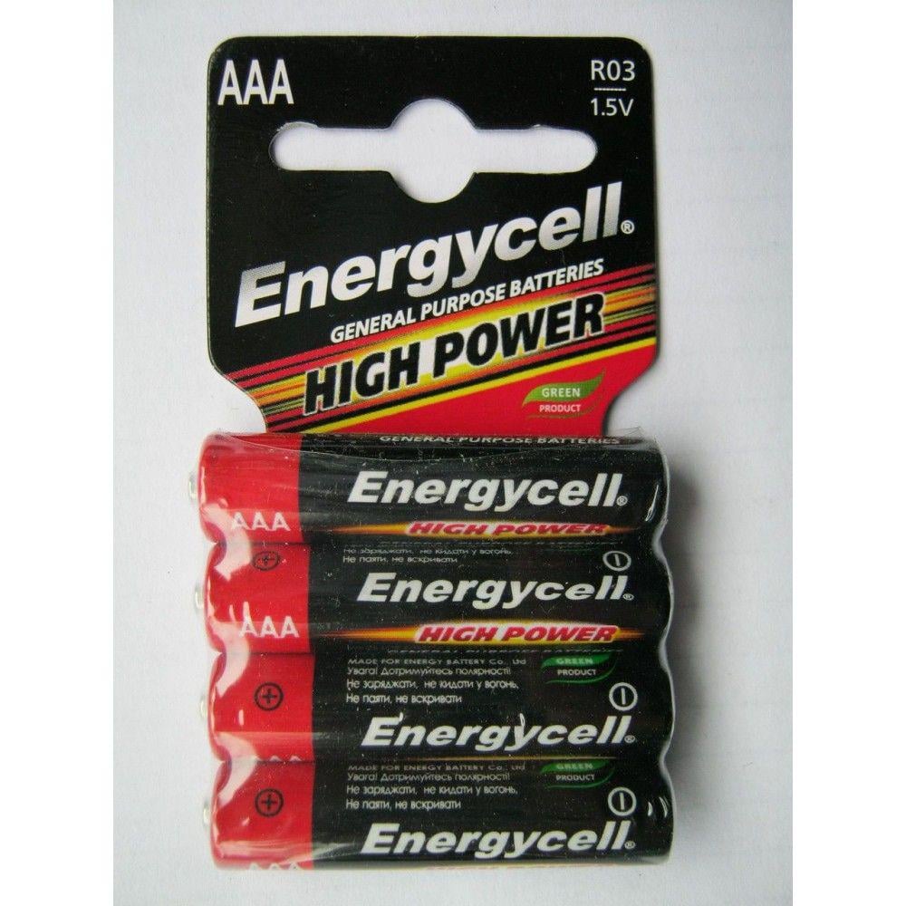 Батарейка Energycell R3 AAA солевая 1,5 В (R03C-S4)