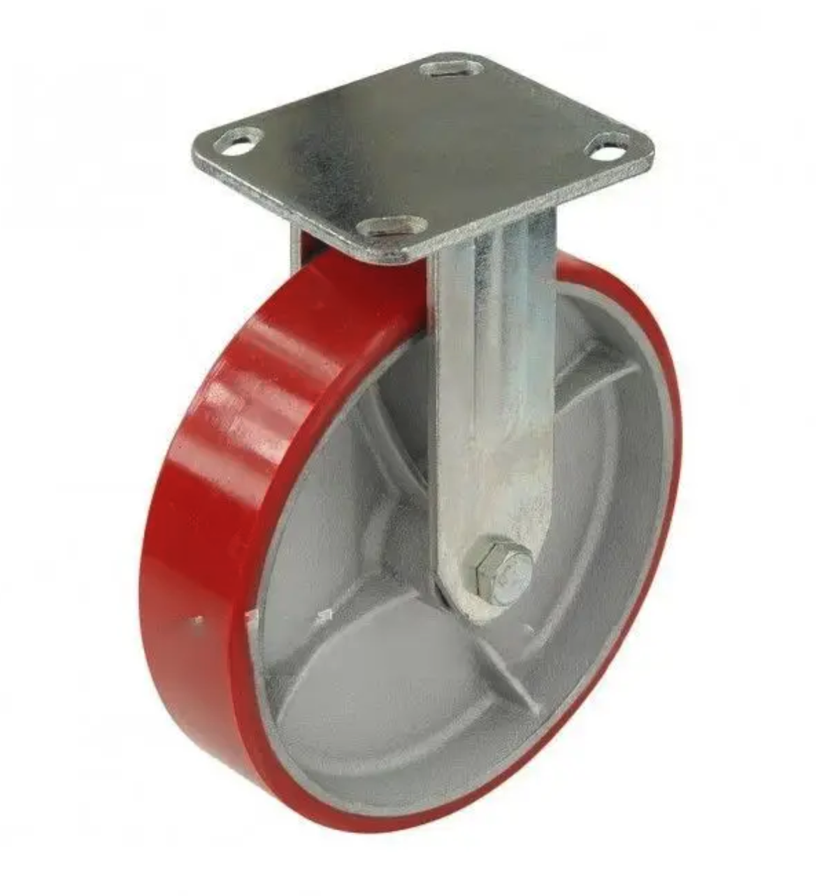 Колесо SA 200 прямое чугун/полиуретан 200 мм