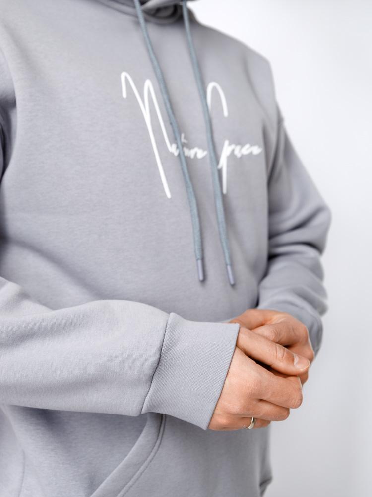 Худі чоловіче ЦБ-00233120 р. 50 Сірий (SKT000940674) - фото 4 Худі чоловіче ЦБ-00233120 р. 50 Сірий (SKT000940674) - фото 4