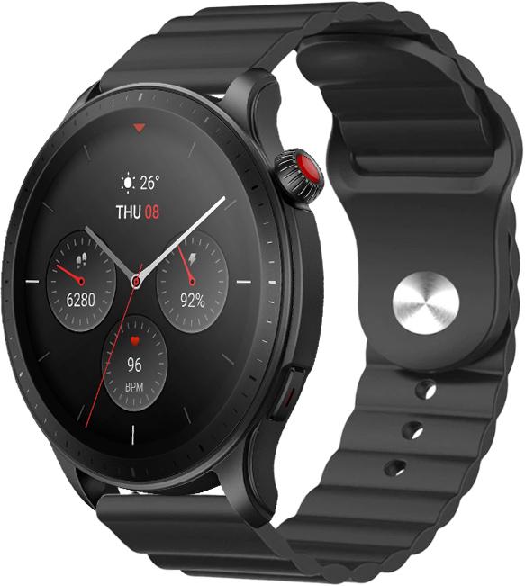 Ремешок Wave для Amazfit GTR 4 22 мм Black (31106-2B)