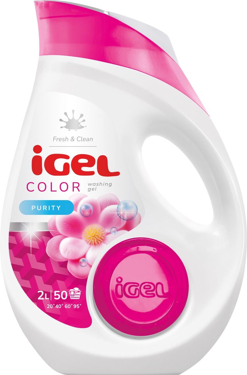 Гель для стирки IGel Color с ароматом свежести 2 л (3002519991)