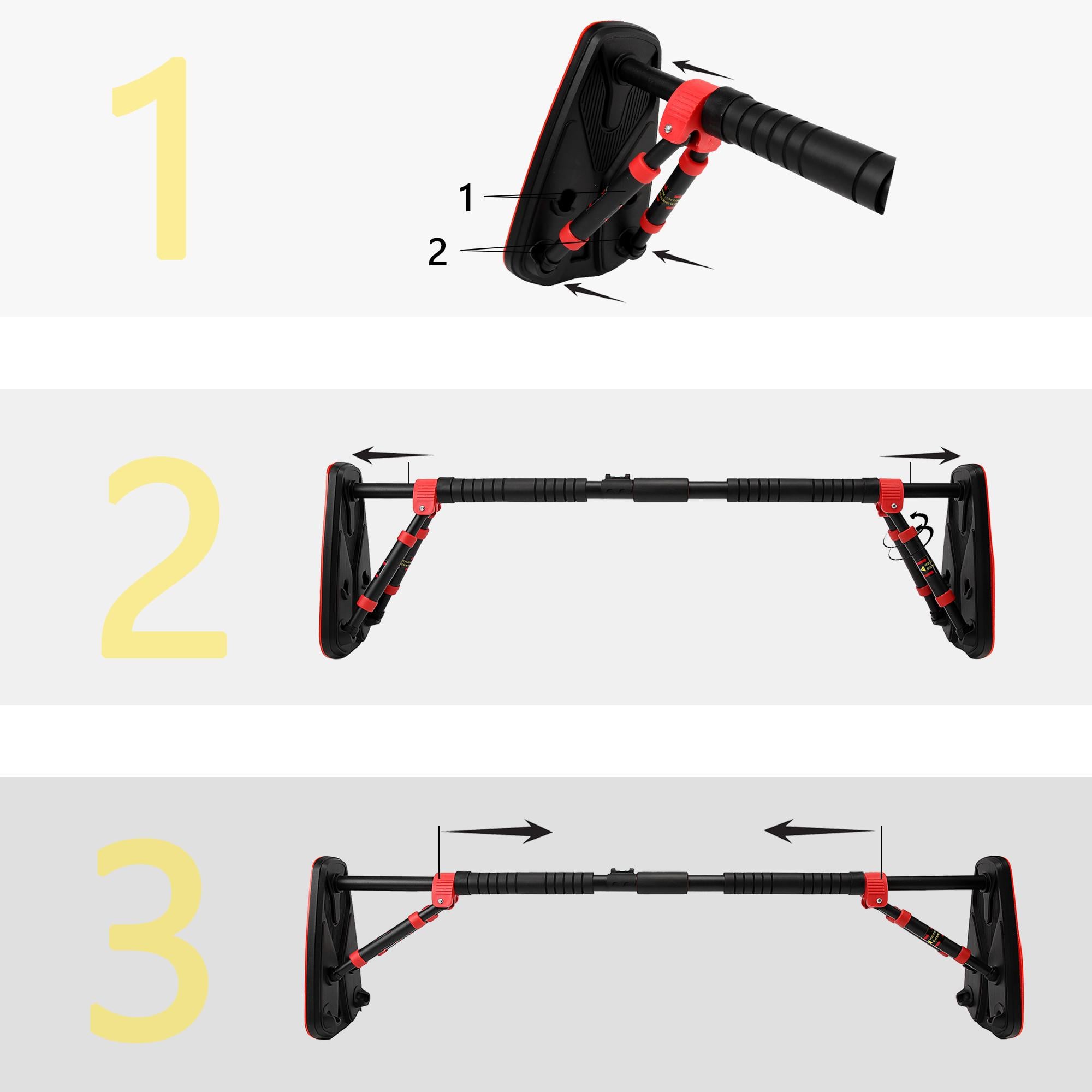 Турнік розсувний Cornix Elite+ XR-0295 100-140 см Black/Red (25802450) - фото 2 Турнік розсувний Cornix Elite+ XR-0295 100-140 см Black/Red (25802450) - фото 2