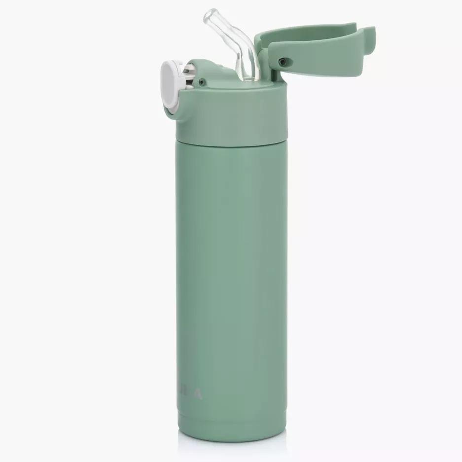 Термобутылка с трубочкой DUKA FLASKA 180 мл Зеленый (2220151) - фото 2 Термобутылка с трубочкой DUKA FLASKA 180 мл Зеленый (2220151) - фото 2
