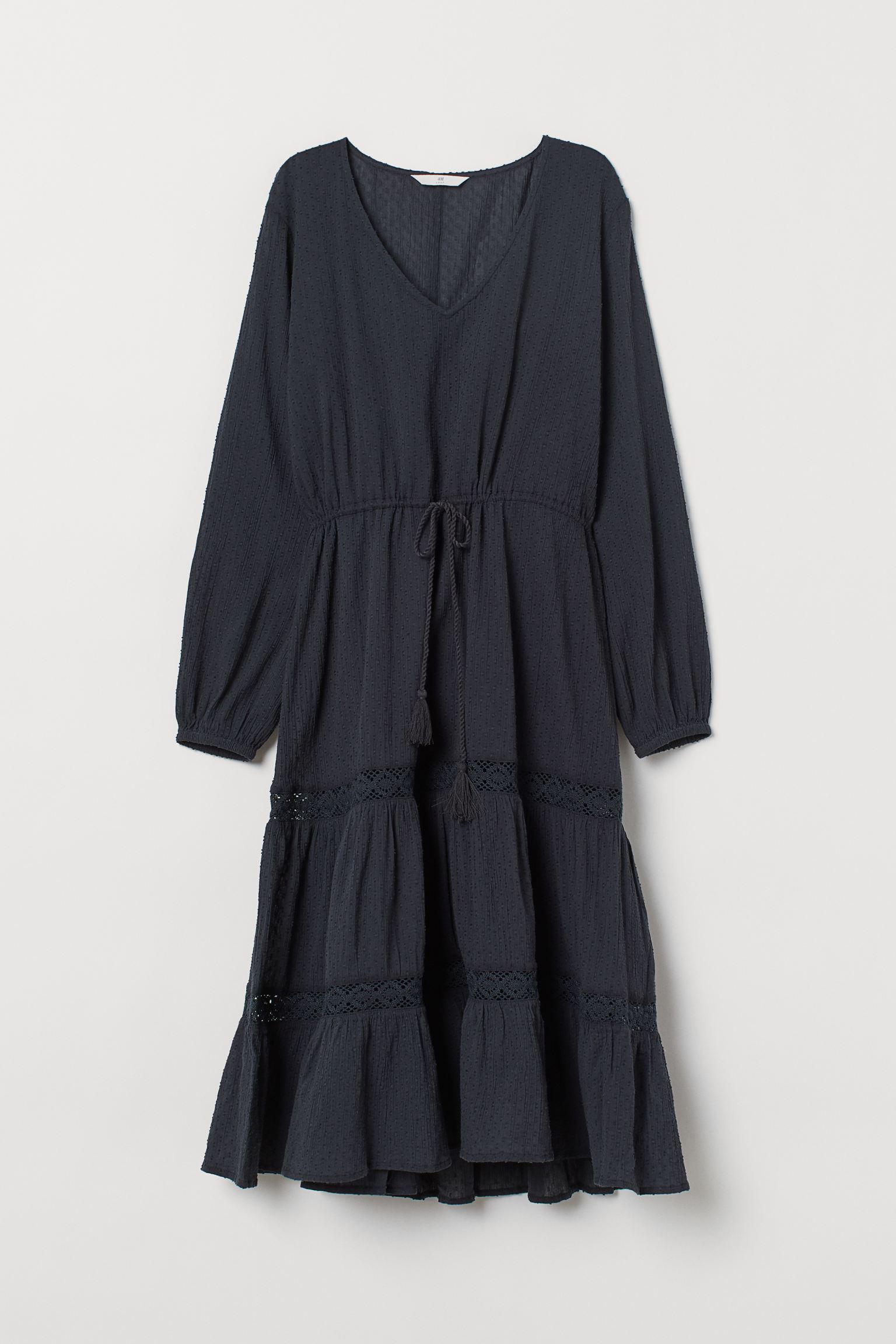 Платье с кружевом р. 36 Темно-серый (7248669sdm)