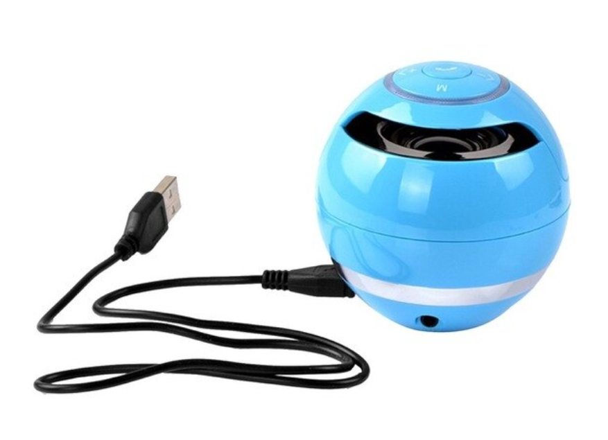 Беспроводная Bluetooth колонка SUNROZ 3 W Голубой (SUN1951)
