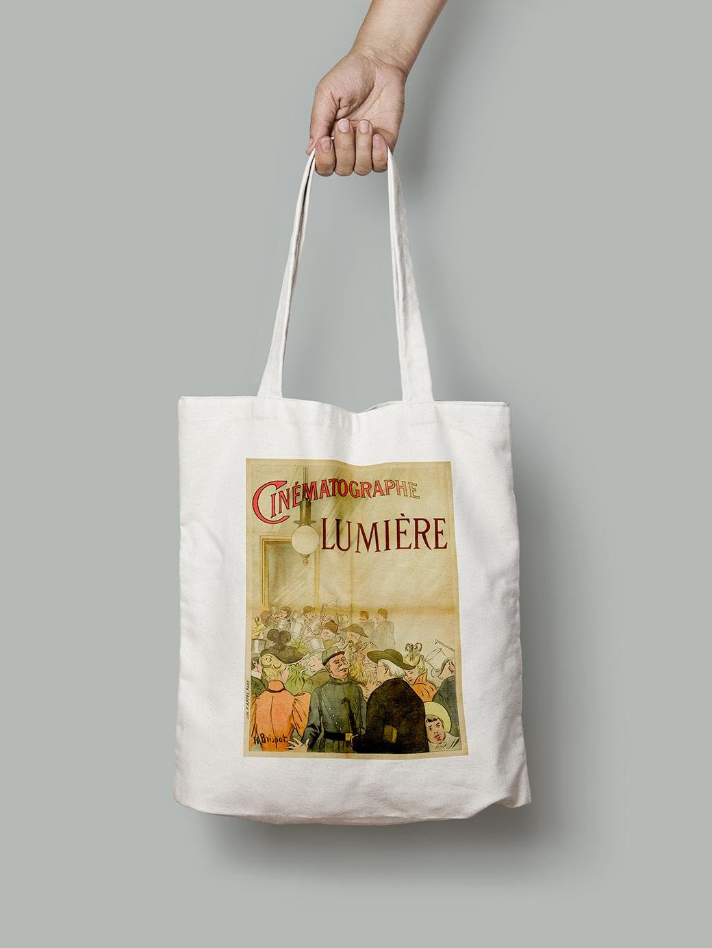 Эко-сумка шопер Синематограф братьев Люмьер 1896 г. художник Анри Бриспо