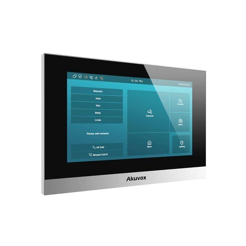 Відеодомофон IP з Wi-Fi 7" Akuvox C313WE Silver (218907)