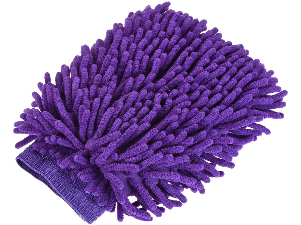 Перчатка из микрофибры для уборки и мытья автомобиля Фиолетовый (2920)