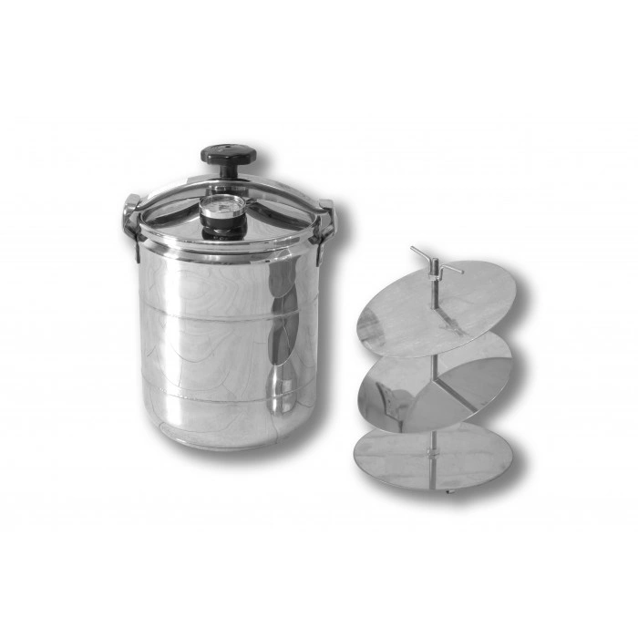 Автоклав газовый кассетный UTEHO "BINGO стандарт" нержавейка 12 банок/0,5 л (843027943) - фото 3 Автоклав газовый кассетный UTEHO "BINGO стандарт" нержавейка 12 банок/0,5 л (843027943) - фото 3