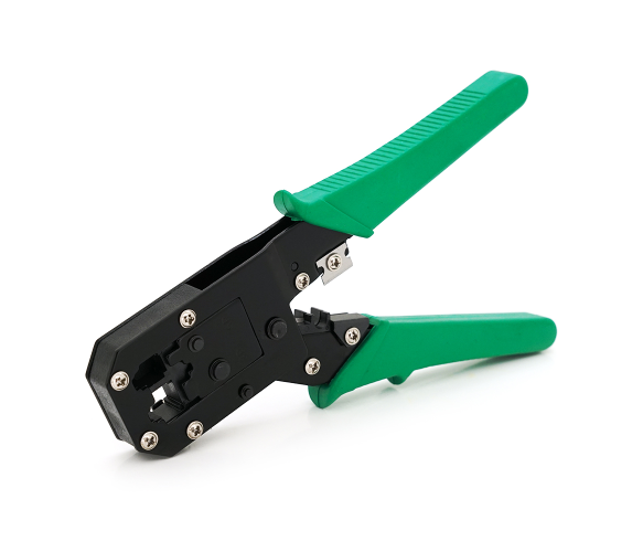 Инструмент Merlion HT-318 для обжимки RJ45 и RJ12/11 Green (YT-HT-318)