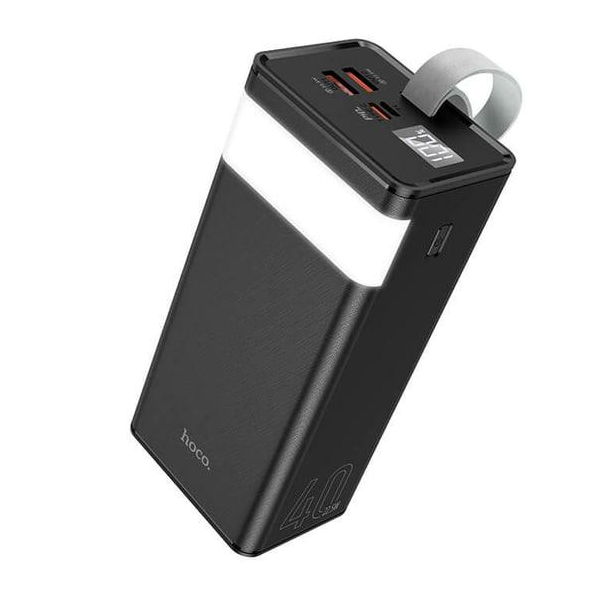 Повербанк Hoco J86 Powermaster 40000 mAh 22,5W 2USB/1Type-C із швидкою зарядкою QC3.0/PD3.0 Black (000382)