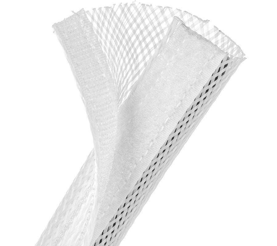 Кабельная оплетка эластичная Techflex Flexo Wrap на замке-липучке 27,9 мм Белый (FWN1.25WH)