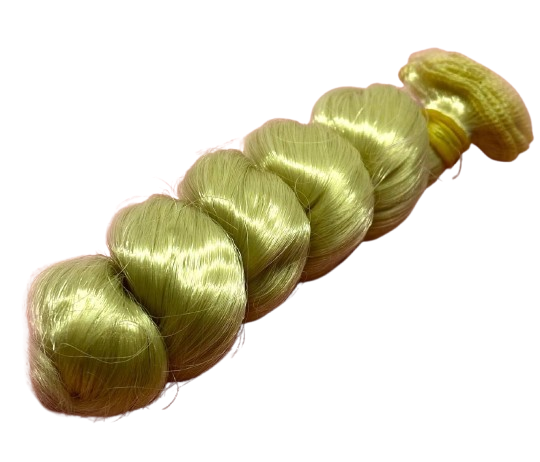 Волосы для кукол искусственные термостойкие кудряшки 20х100 см Светло-русый (ВК1520в56)