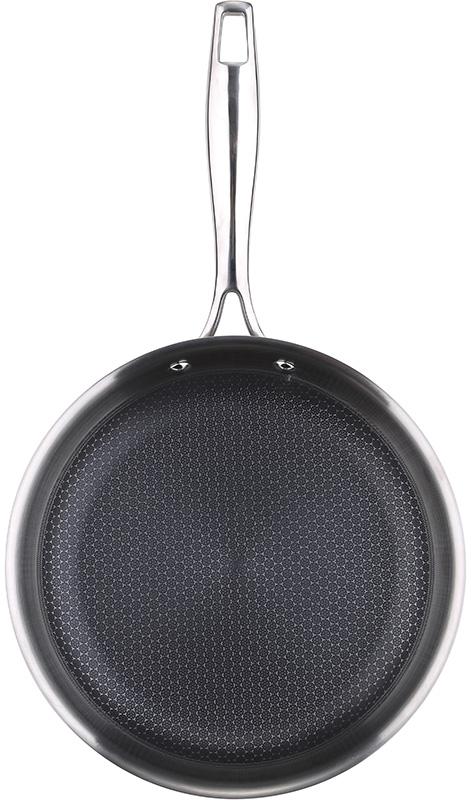 Сковорода MasterPro Hi-tech3 Ø 20 см из нержавеющей стали с антипригарным покрытием (BGMP-1630)