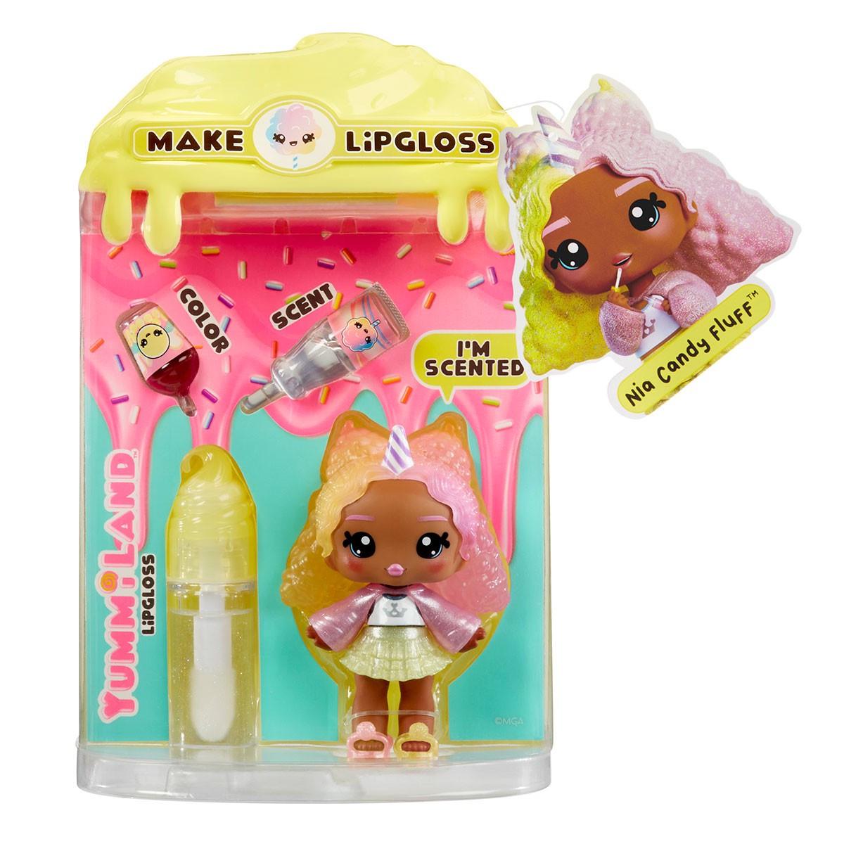 Игровой набор с куклой и блеском для губ Yummiland S2 Ния Кенди Флафф (26434002)