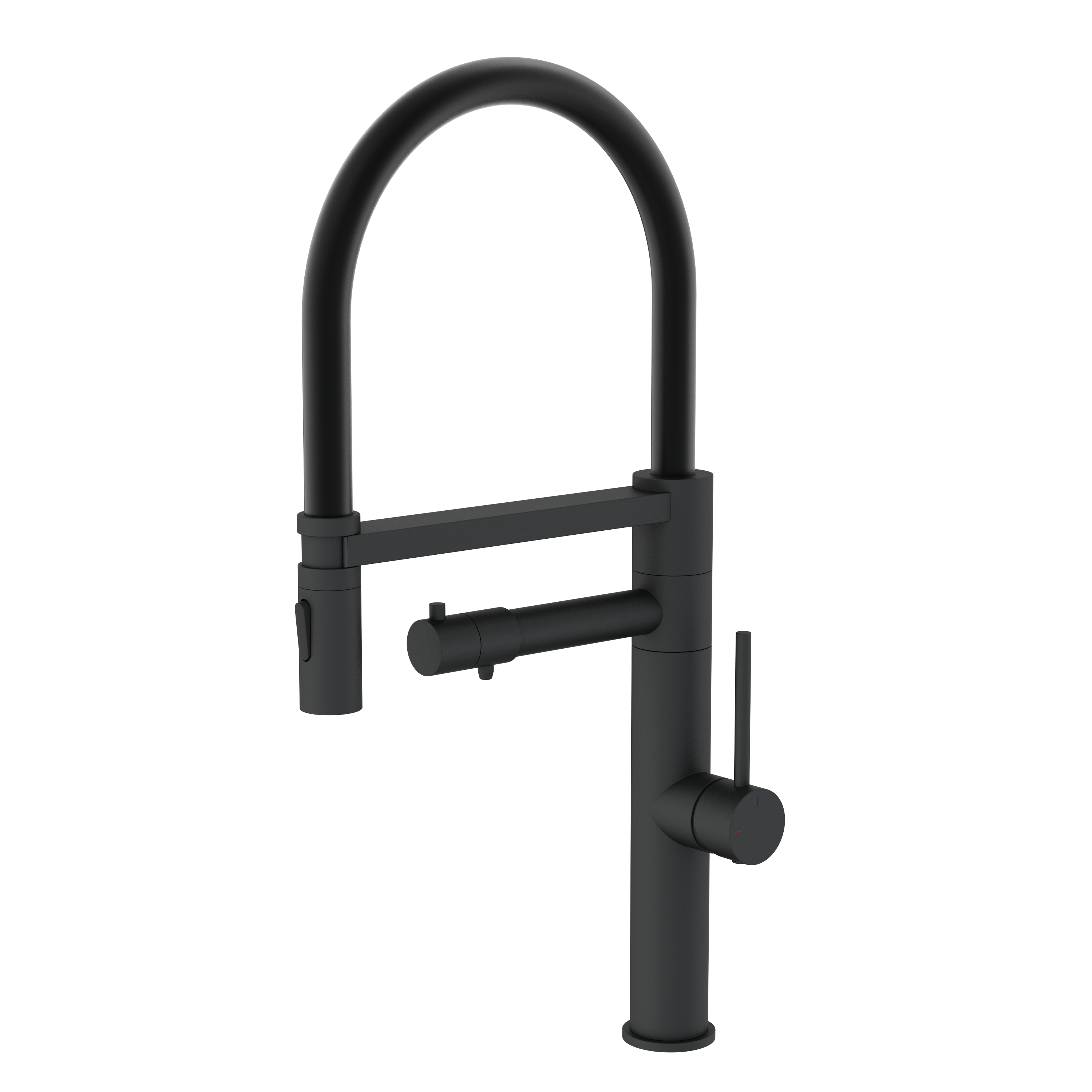 Кухонный смеситель Gunter&Hauer RITTER Black (7159)