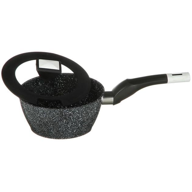 Ковш кухонный A-PLUS мраморное покрытие 1,3 л ø 16 см - фото 2 Ковш кухонный A-PLUS мраморное покрытие 1,3 л ø 16 см - фото 2