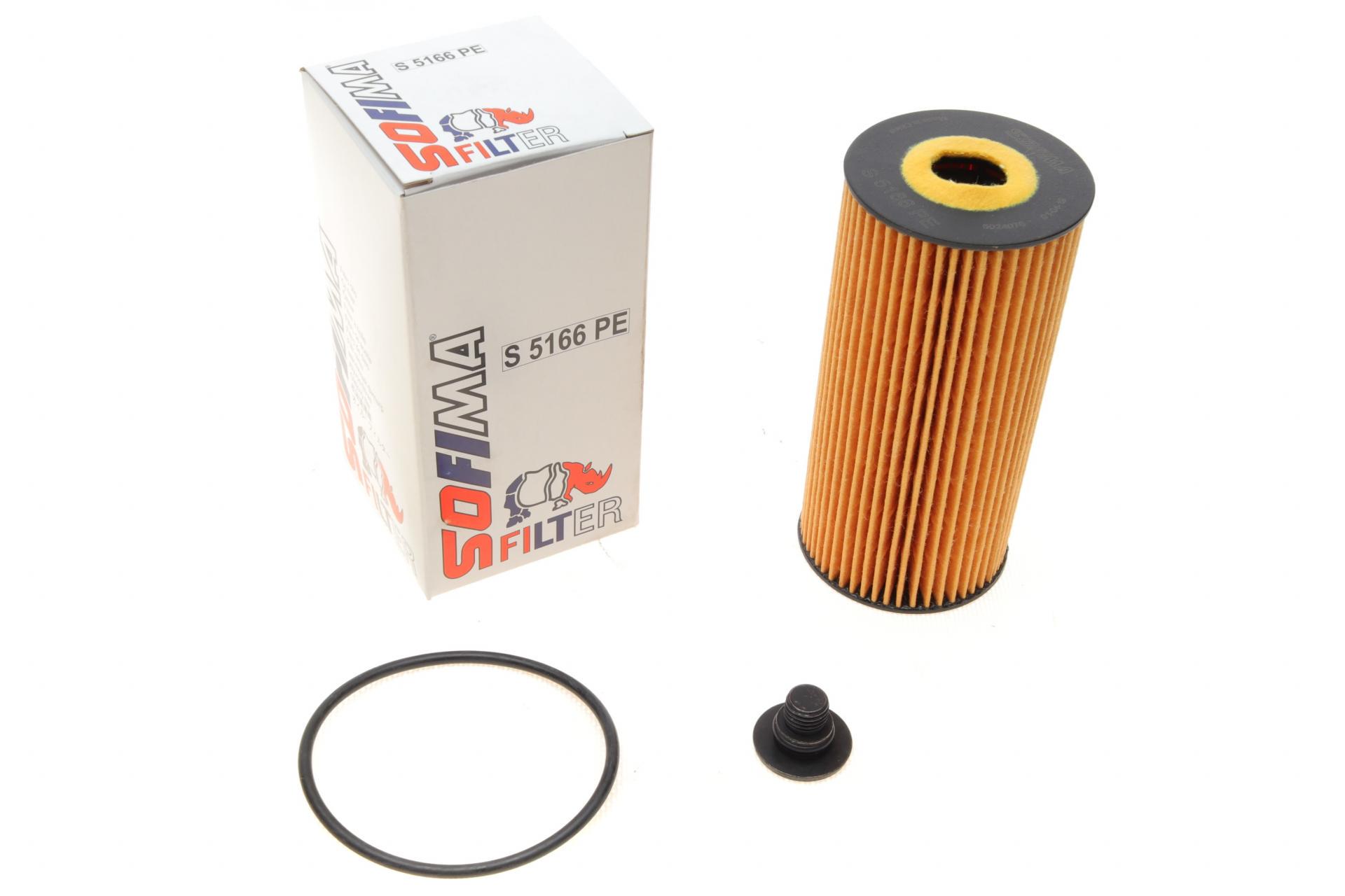 Фільтр масляний SOFIMA Hyundai Santa Fe/Kia Sorento 2,0/2,2 CRDi 09- (S 5166 PE)