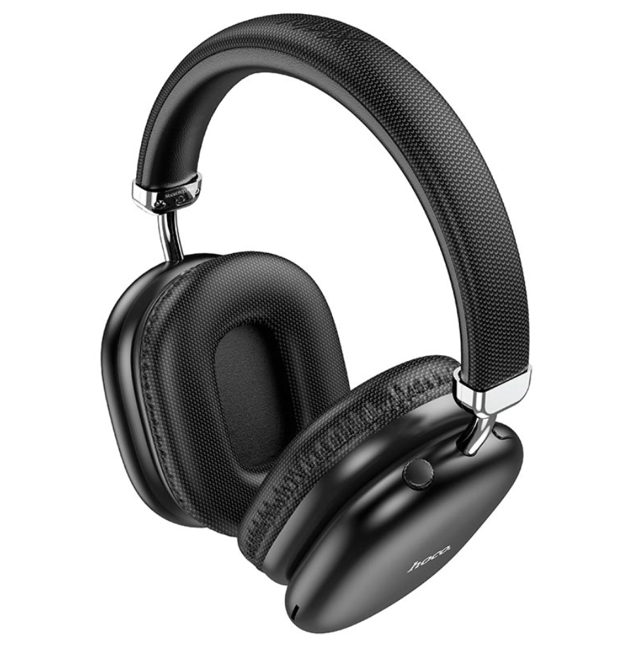 Наушники беспроводные Hoco W35 Max Joy BT headphones BT5.3/AUX/TF 90h с микрофоном Черный - фото 3