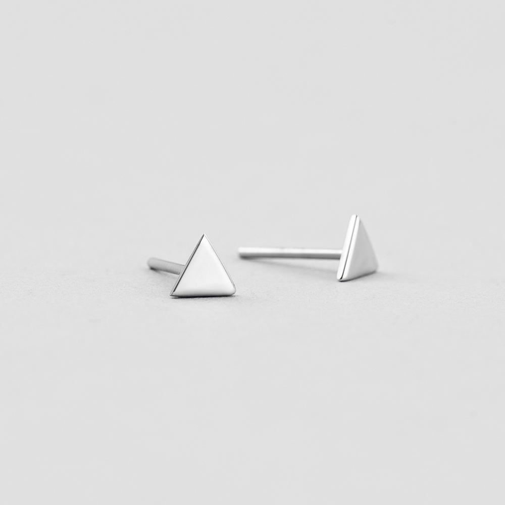 Серебряные серьги Minimal Краткость (1065)
