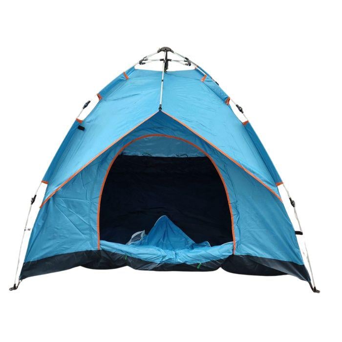 Палатка водонепроницаемая G-Tent Tent-220 автоматическая ткань Оксфорд 220х190х140 см Голубой