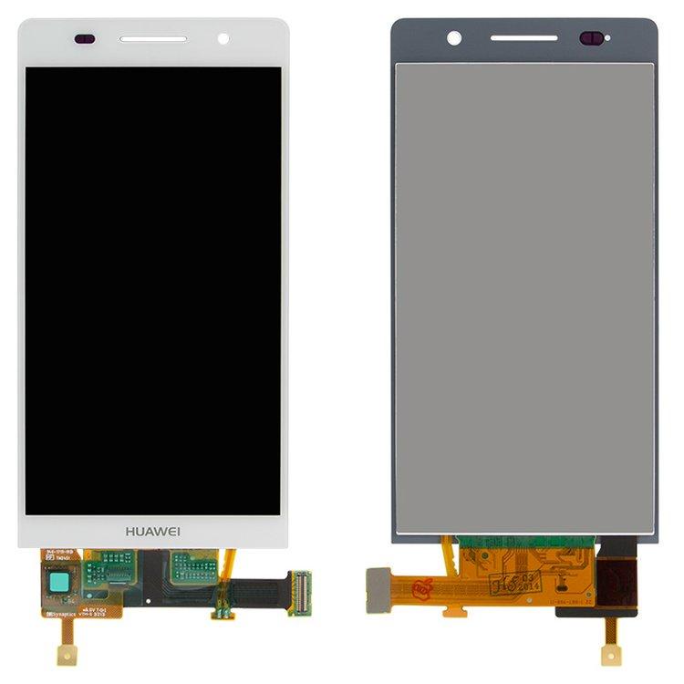 Модуль дисплей/сенсор для Huawei Ascend P6-U06/P6-C00 Белый - фото 2
