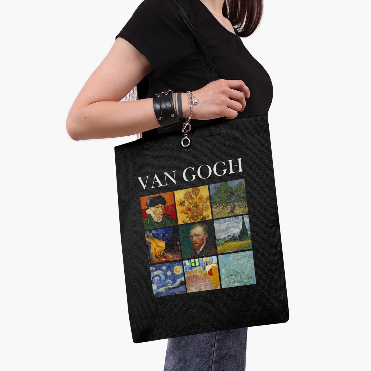 Эко сумка шоппер Vincent van Gogh 41x35 см Черный (9227-2960-BKZ)