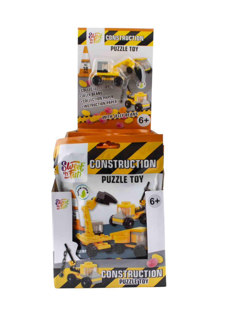 Конструктор Construction Puzzle Toy с жевательными бобами 20 шт. (00000006497)